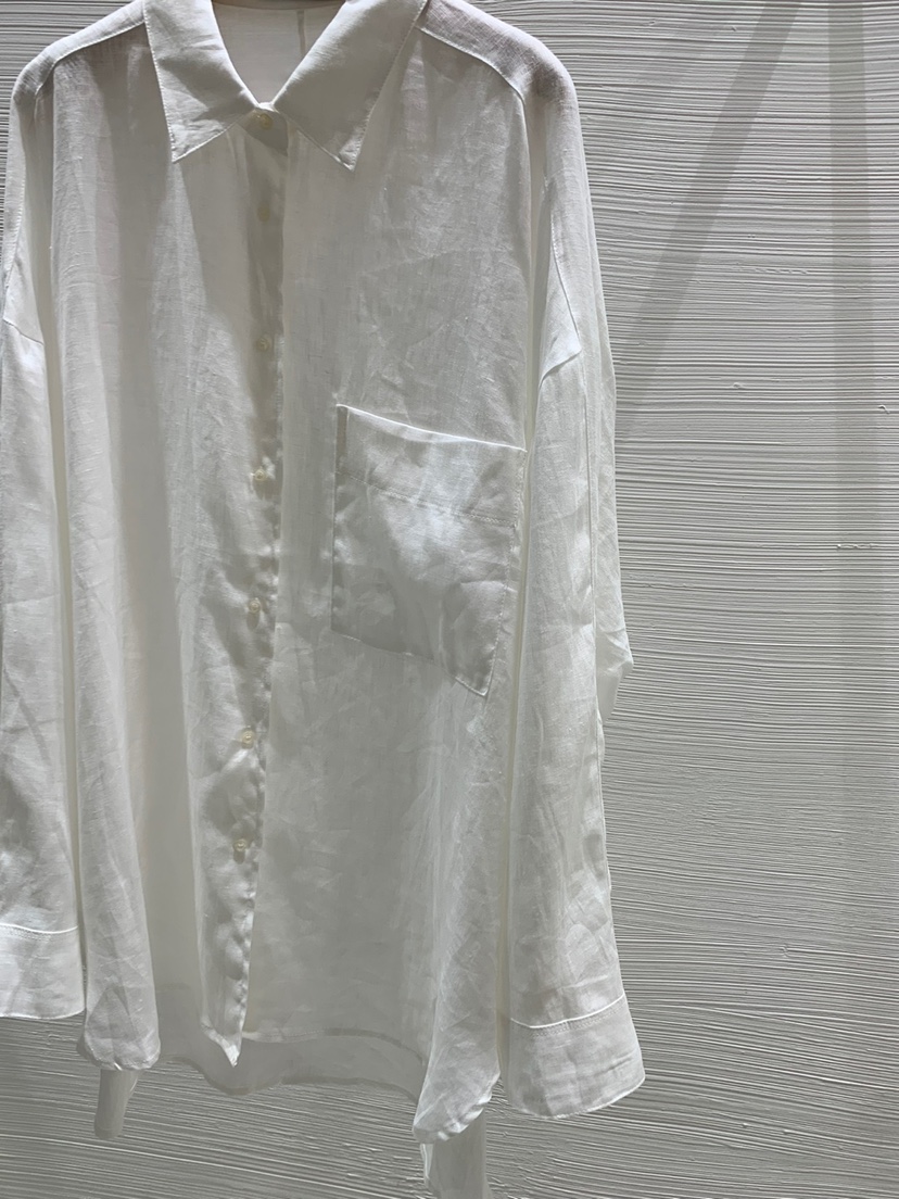 LUCY SALON韓國直郵㊣東大門實拍女裝新款25春夏襯衫蕾絲衫亞麻寬松LUCY SALON襯衫/蕾絲衫