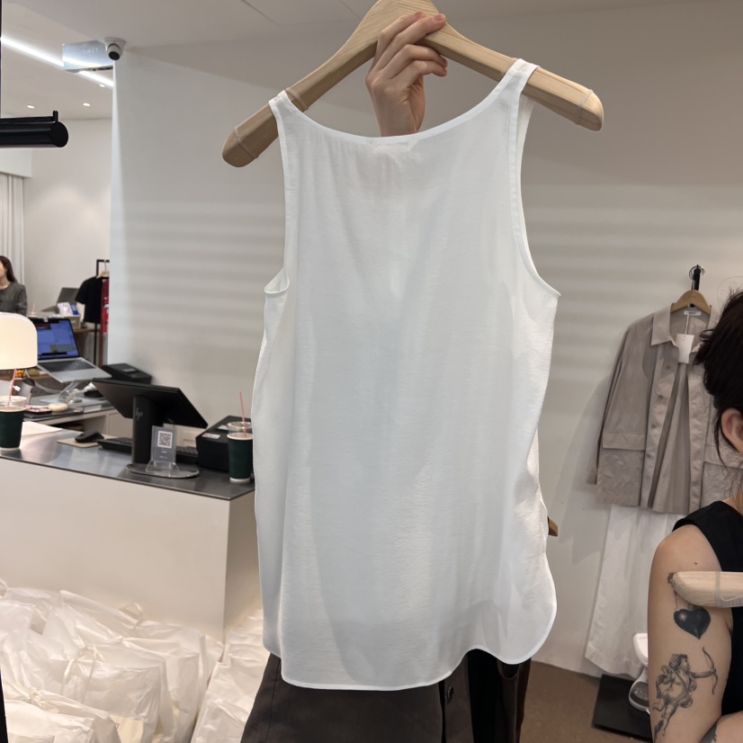 OBJECT韓國直郵㊣女裝新品25春夏休閑推薦人氣吊帶背心紐扣OBJECT吊帶/背心