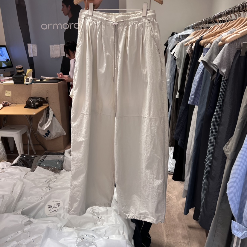 ORMORE直郵韓國代購㊣女裝新品熱賣人氣時尚休閑25春夏休閑褲ORMORE休閑褲圖色1