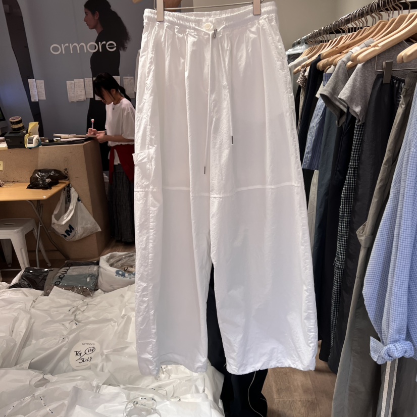 ORMORE直郵韓國代購㊣女裝新品熱賣人氣時尚休閑25春夏休閑褲ORMORE休閑褲圖色2