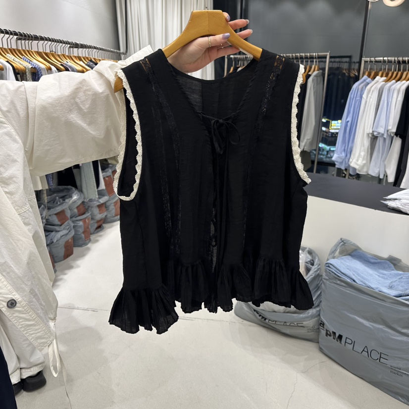 TREND SELLER/G韓國直郵㊣東大門實拍女裝新款推薦吊帶背心G/TREND SELLER吊帶/背心圖色2