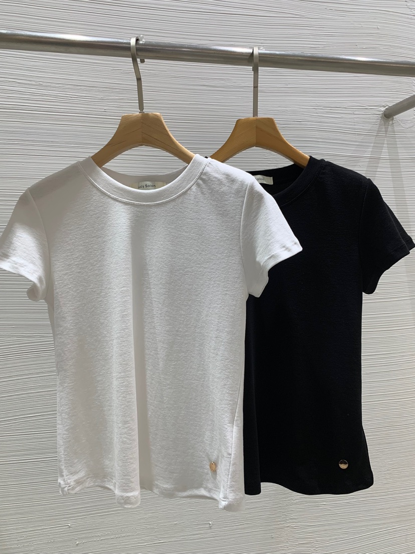 LUCY SALON直郵韓國代購㊣女裝新款休閑人氣時尚熱賣25春夏T恤LUCY SALONT恤