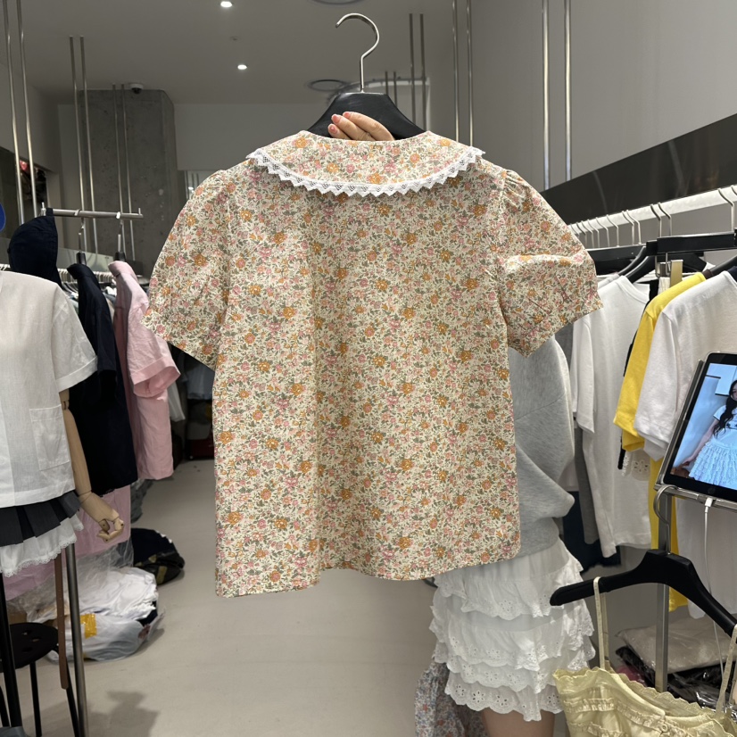 ARTE STUDIO韓國㊣直郵東大門代購女裝新款時尚襯衫蕾絲衫ARTE STUDIO襯衫/蕾絲衫