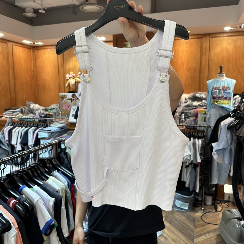 GARMENT-P韓國直郵㊣女裝新品人氣推薦25春夏休閑吊帶背心GARMENT吊帶/背心圖色1