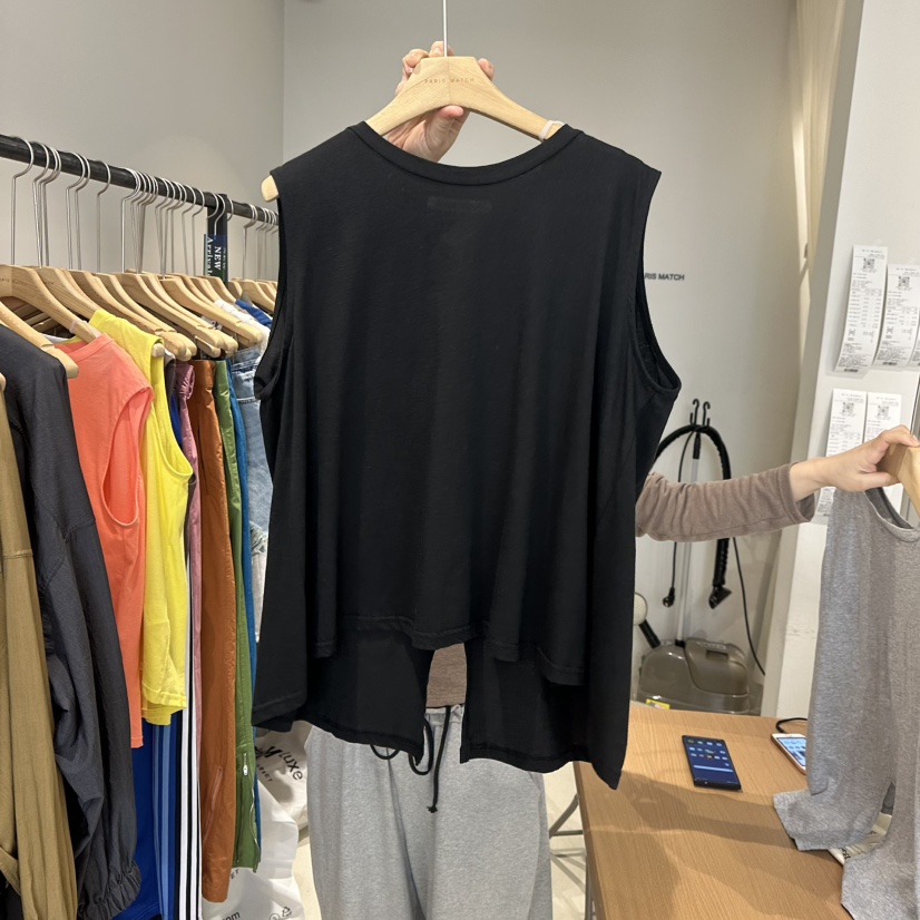 PARIS MATCH韓國㊣直郵東大門代購女裝新品時尚推薦吊帶背心PARIS MATCH吊帶/背心圖色2