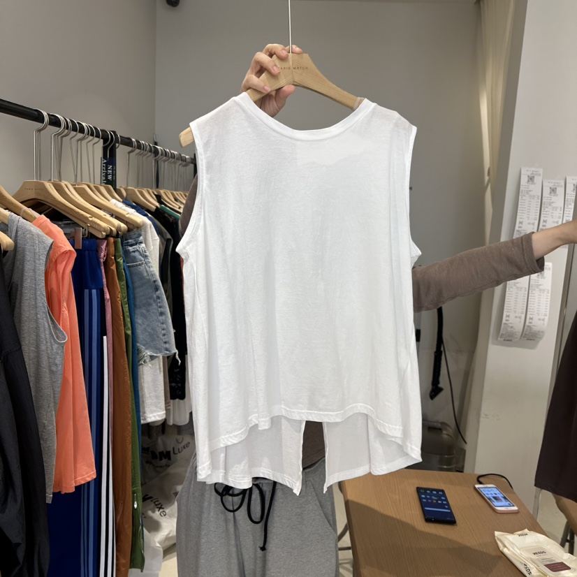 PARIS MATCH韓國㊣直郵東大門代購女裝新品時尚推薦吊帶背心PARIS MATCH吊帶/背心圖色6