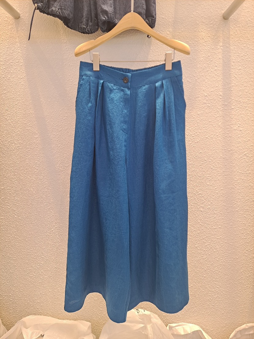 THE SIL直郵韓國代購㊣女裝新款25春夏時尚推薦休閑褲亞麻THE SIL/1 2ILLY休閑褲圖色2