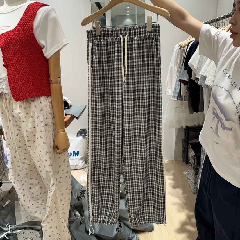 BY CHAPTER直郵韓國代購㊣女裝新品休閑人氣熱賣時尚休閑褲Chapter休閑褲圖色3
