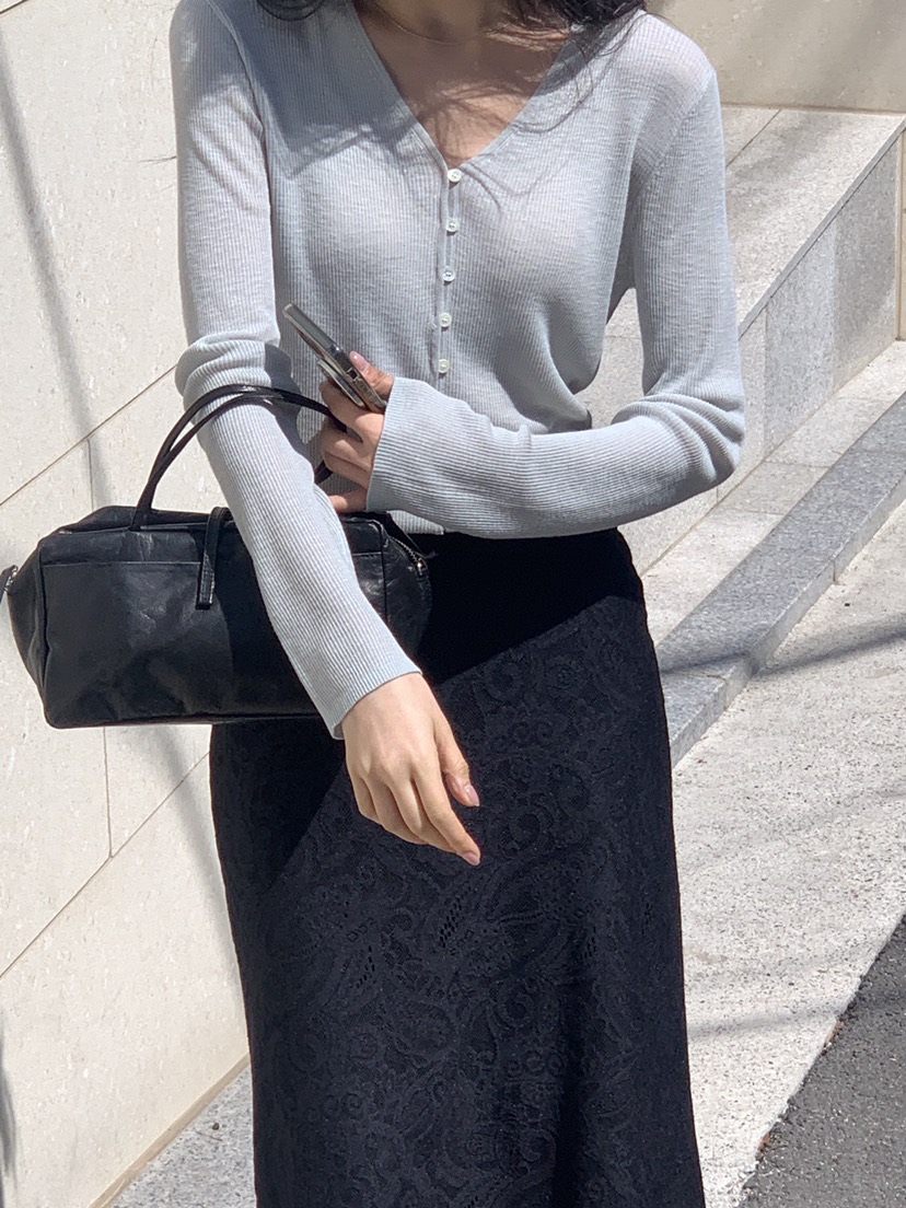 LOGARDEN韓國㊣直郵東大門代購女裝新品25春夏休閑長袖T恤開衫LO GARDEN長袖T恤圖色1
