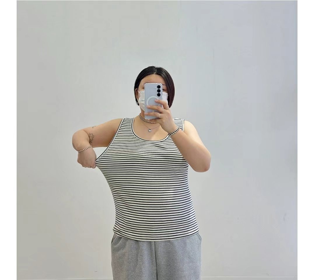 REALBLACK韓國直郵㊣東大門實拍女裝新款人氣推薦25春夏吊帶背心REALBLACK吊帶/背心圖色1