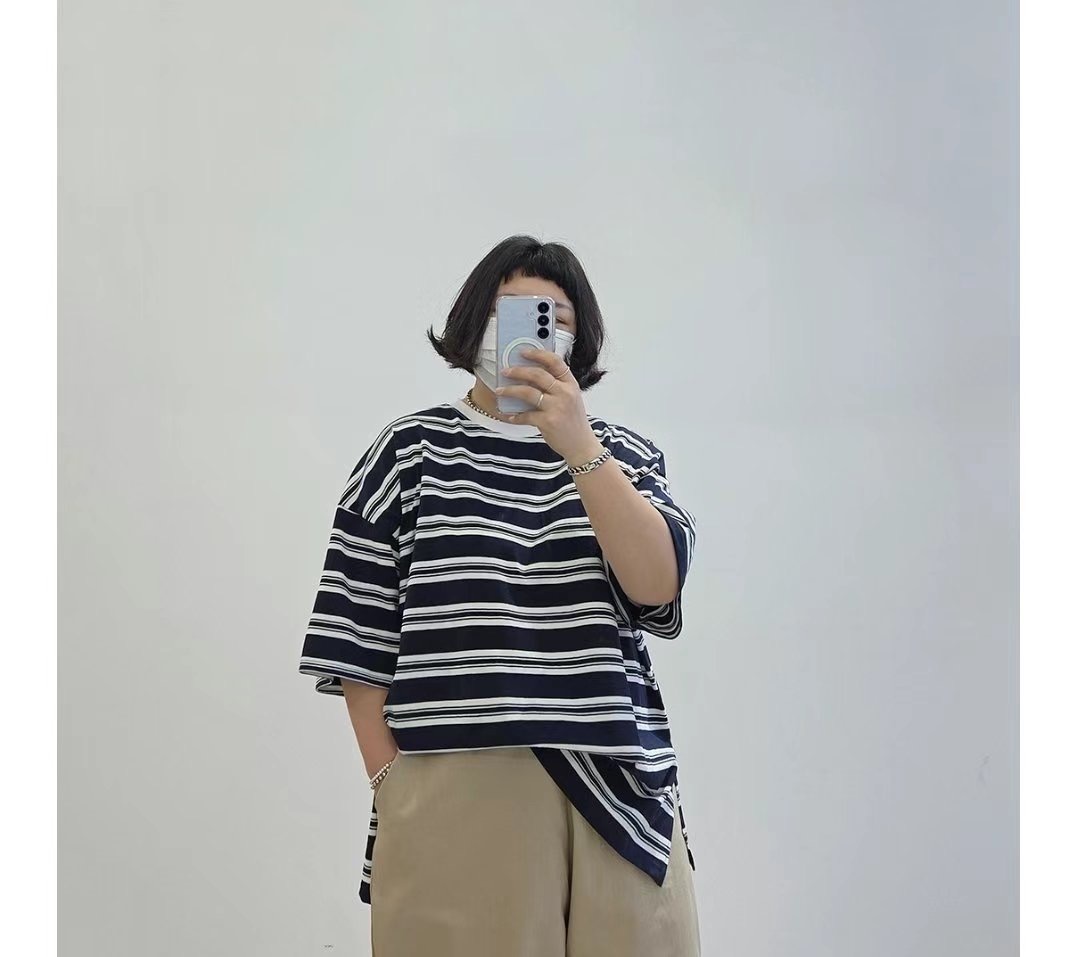REALBLACK直郵韓國代購㊣女裝新品休閑推薦25春夏人氣時尚T恤REALBLACKT恤