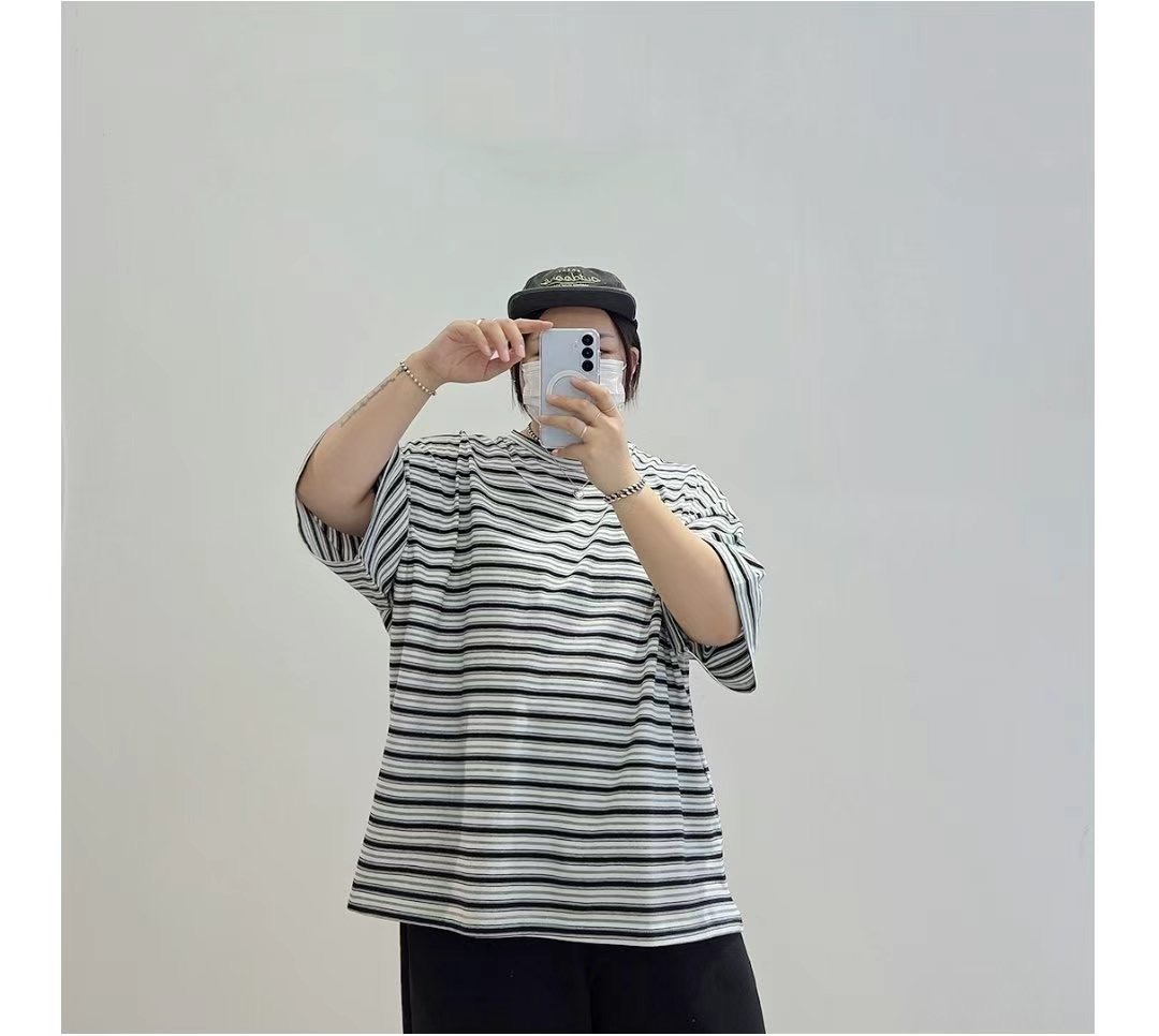 REALBLACK韓國㊣直郵東大門代購女裝新品時尚25春夏休閑T恤REALBLACKT恤