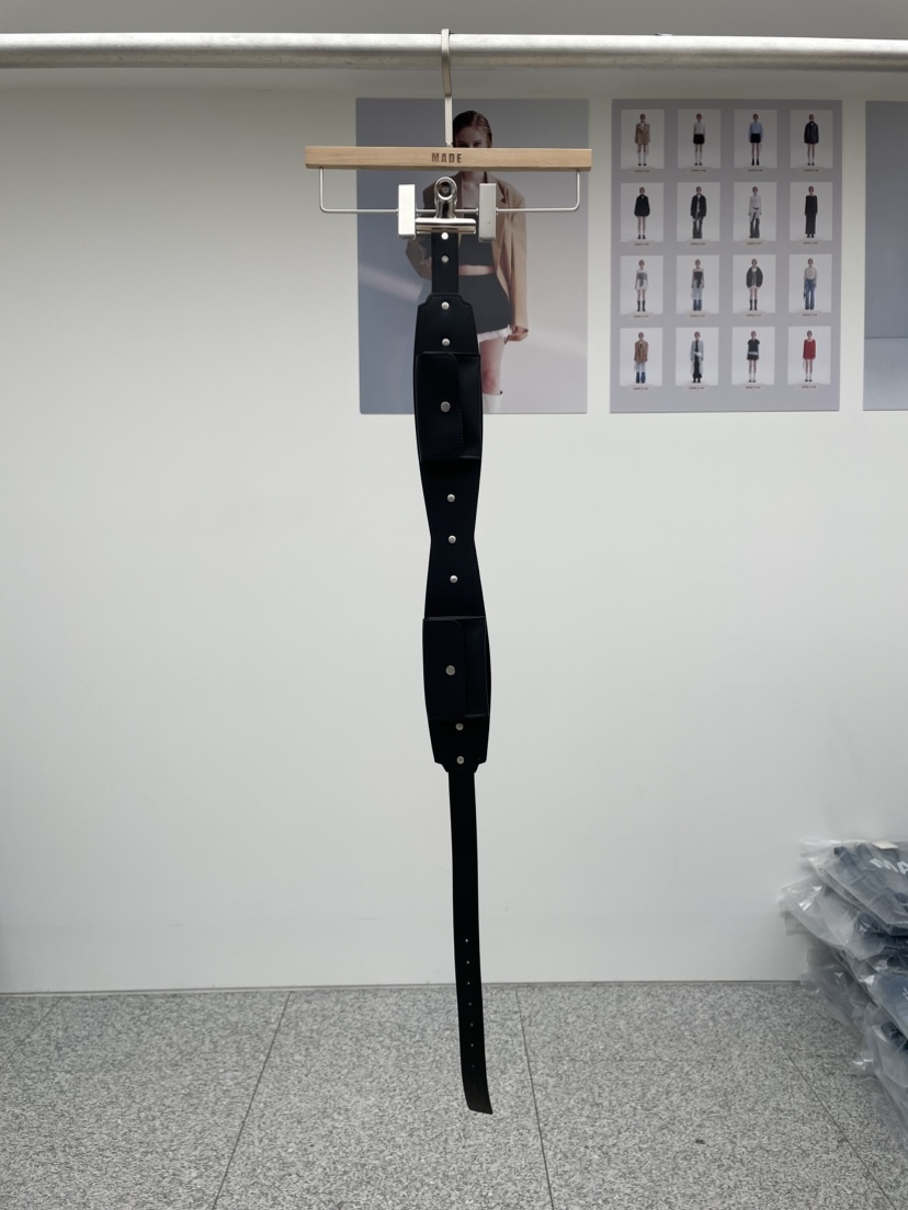 MADE-P韓國㊣直郵東大門代購女裝新款推薦熱賣腰帶口袋腰帶MADE-P腰帶圖色1