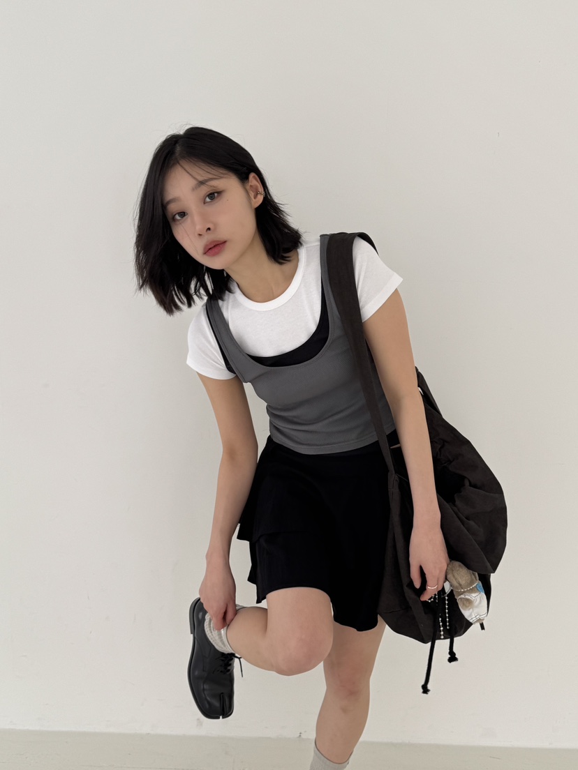KARE/WEREPIECE韓國㊣直郵東大門代購女裝新款休閑吊帶背心KARE/WEREPIECE吊帶/背心