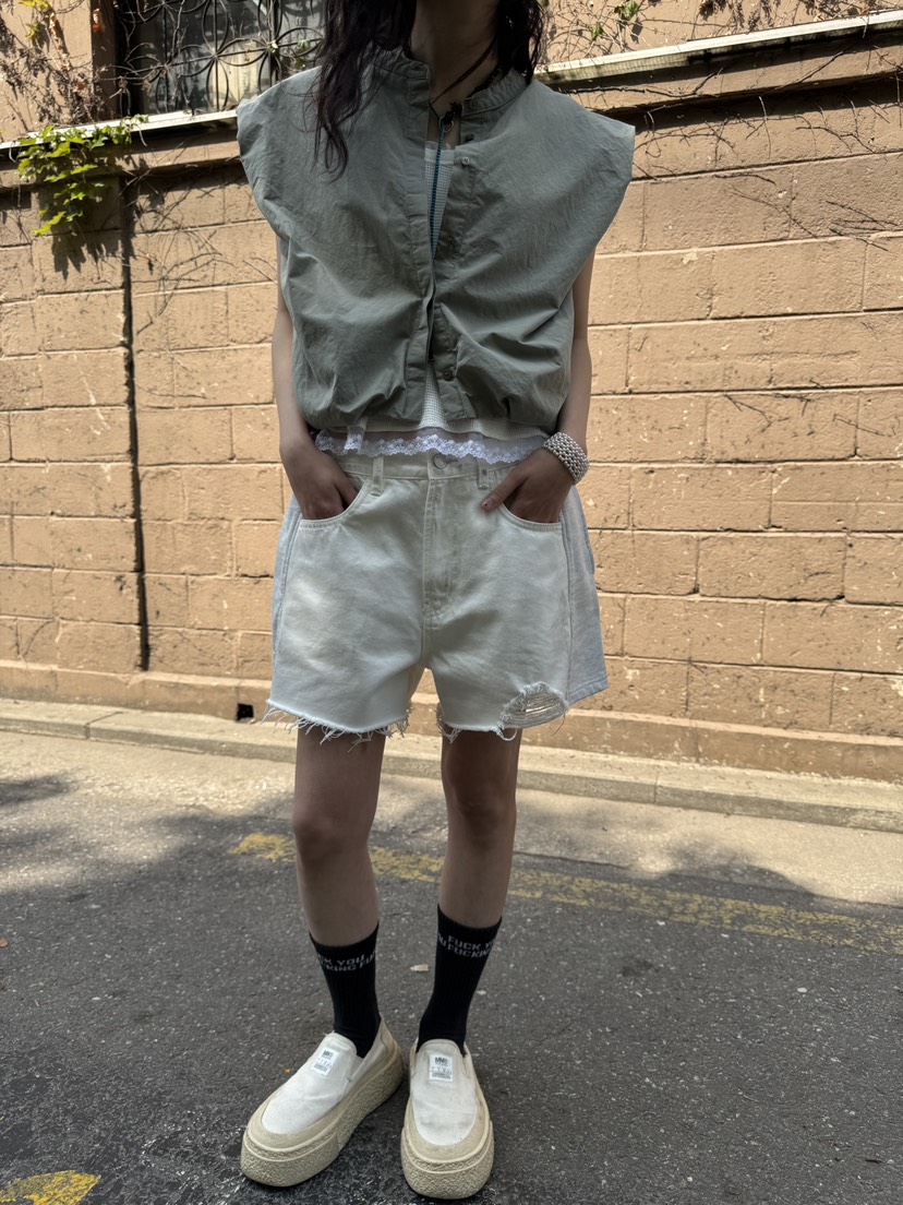 FRANC—L直郵韓國代購㊣女裝新款人氣熱賣時尚推薦25春夏短褲FRANC短褲