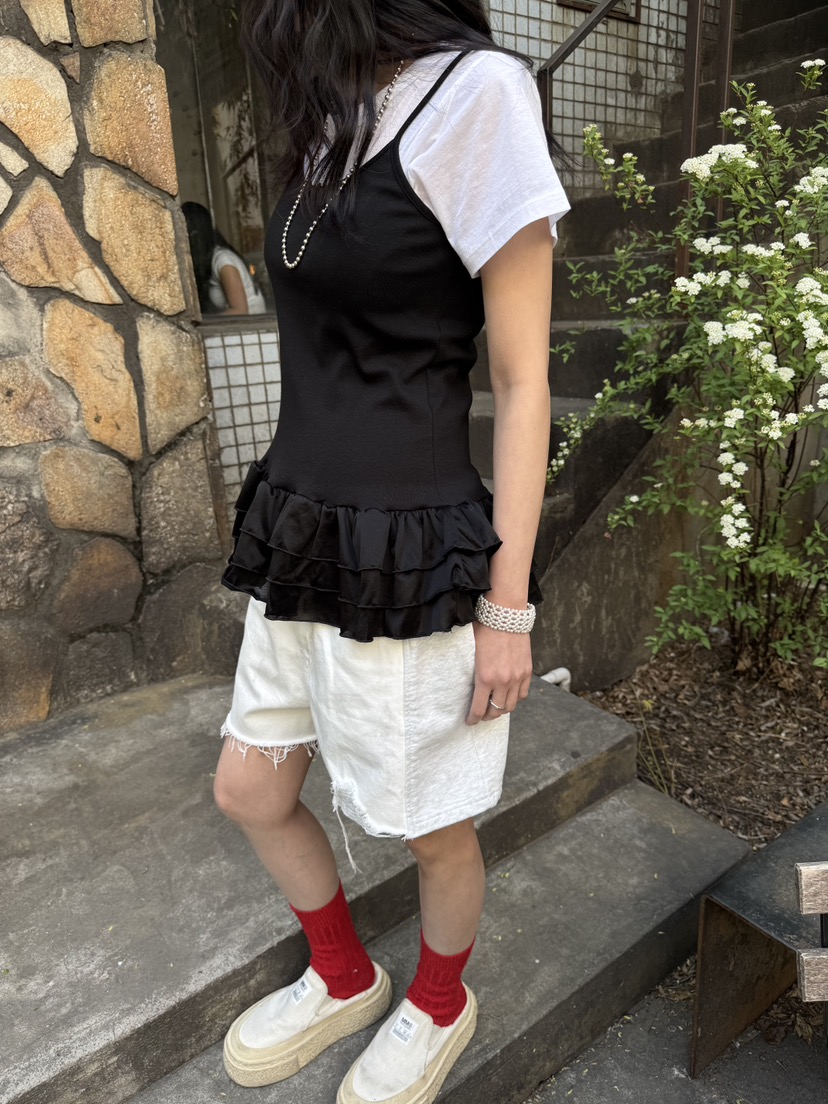 FRANC—L直郵韓國代購㊣女裝新款人氣熱賣時尚推薦25春夏短褲FRANC短褲