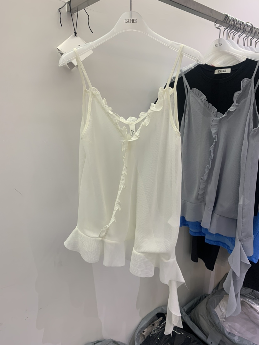 ESCHER直郵韓國代購㊣女裝新品25春夏時尚人氣推薦吊帶背心ESCHER吊帶/背心圖色1