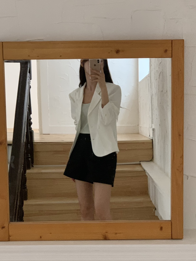 NOTICE韓國直郵㊣東大門實拍女裝新品休閑25春夏熱賣夾克亞麻NOTICE夾克