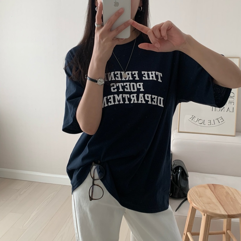 HELLO JINI直郵韓國代購㊣女裝新款休閑時尚人氣熱賣25春夏T恤HELLO JINIT恤