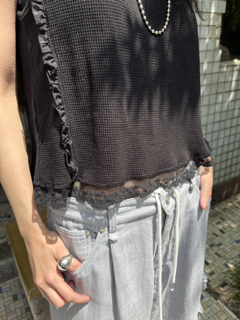 FRANC—L直郵韓國代購㊣女裝新款時尚休閑25春夏熱賣吊帶背心FRANC吊帶/背心