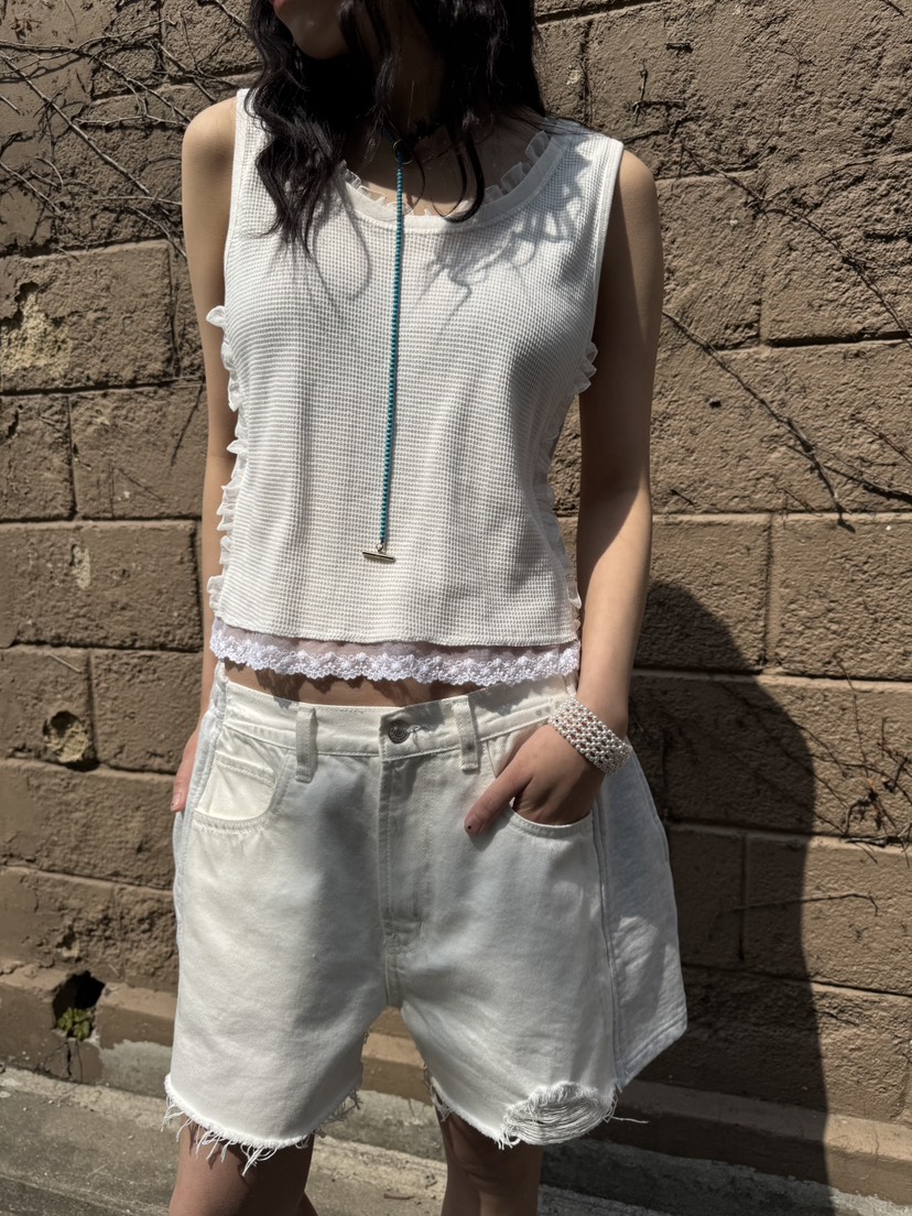 FRANC—L直郵韓國代購㊣女裝新款時尚休閑25春夏熱賣吊帶背心FRANC吊帶/背心