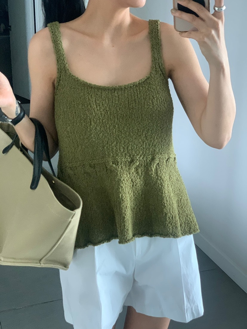 MILUI韓國㊣直郵東大門代購女裝新品25春夏時尚休閑吊帶背心MILUI吊帶/背心