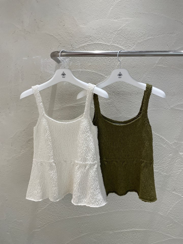 MILUI韓國㊣直郵東大門代購女裝新品25春夏時尚休閑吊帶背心MILUI吊帶/背心