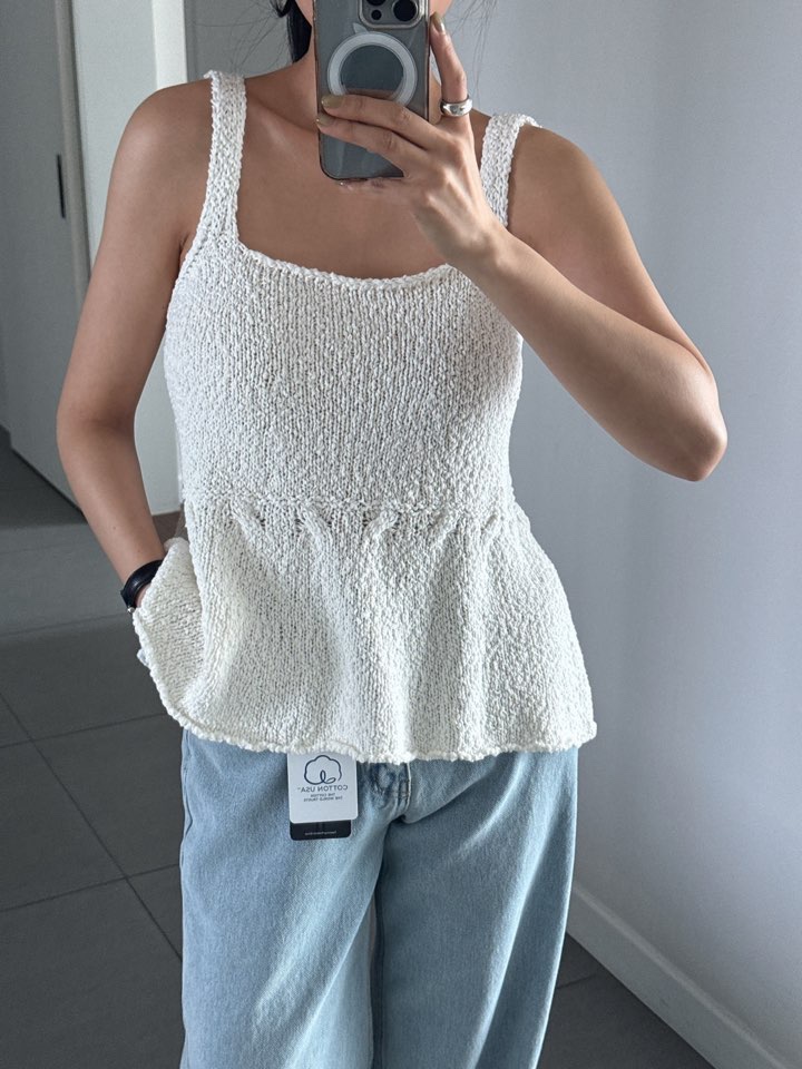 MILUI韓國㊣直郵東大門代購女裝新品25春夏時尚休閑吊帶背心MILUI吊帶/背心