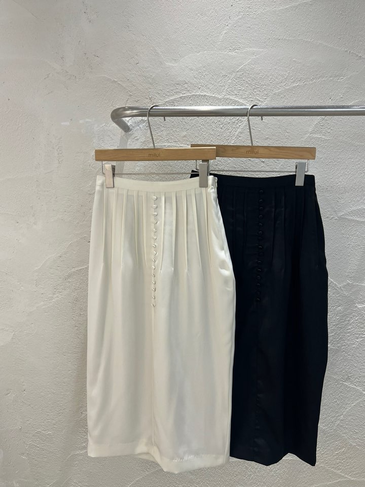 MILUI直郵韓國代購㊣女裝新品25春夏時尚人氣休閑半身裙中短裙MILUI半身裙/中短裙