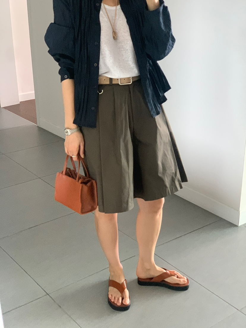MILUI韓國直郵㊣女裝新款熱賣休閑25春夏人氣推薦時尚短褲MILUI短褲