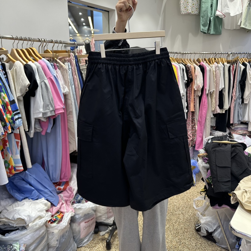 HAPPYBERRY韓國㊣直郵東大門代購女裝新款推薦熱賣短褲口袋HAPPYBERRY短褲