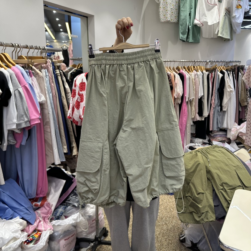 HAPPYBERRY韓國直郵㊣女裝新品時尚人氣25春夏熱賣短褲口袋HAPPYBERRY短褲