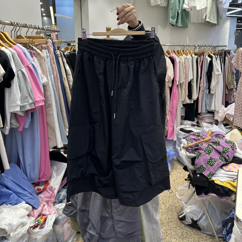 HAPPYBERRY韓國直郵㊣女裝新品時尚人氣25春夏熱賣短褲口袋HAPPYBERRY短褲圖色4