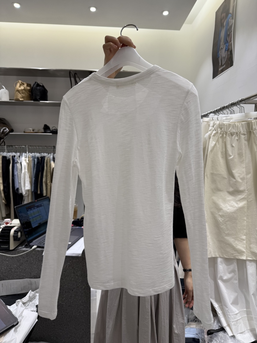 WOOD SAGE韓國㊣直郵東大門代購女裝新品人氣時尚25春夏長袖T恤WOOD SAGE長袖T恤