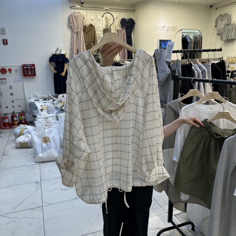 IN KIRA韓國直郵㊣東大門實拍女裝新品25春夏襯衫蕾絲衫不含內搭IN KIRA襯衫/蕾絲衫