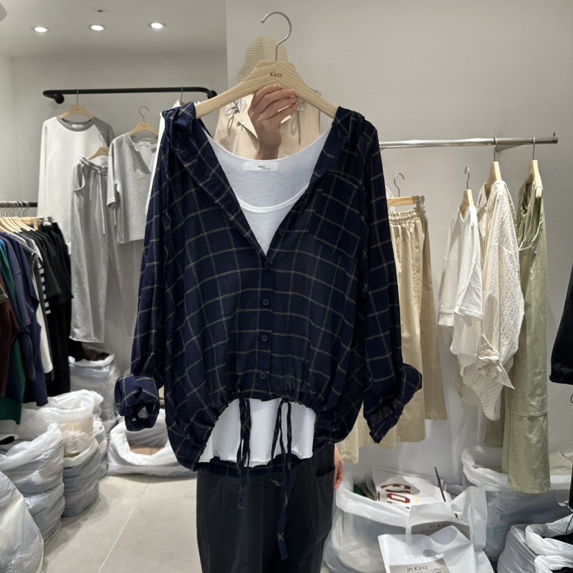 IN KIRA韓國直郵㊣東大門實拍女裝新品25春夏襯衫蕾絲衫不含內搭IN KIRA襯衫/蕾絲衫圖色2