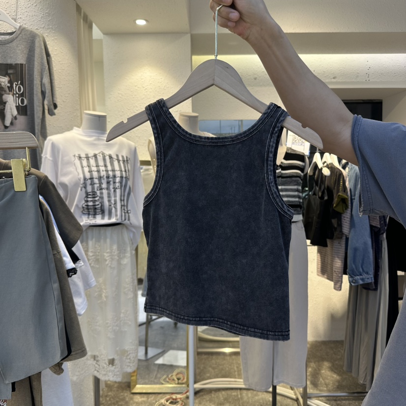 THE OTHER韓國直郵㊣女裝新款推薦時尚休閑人氣熱賣吊帶背心THE OTHER吊帶/背心