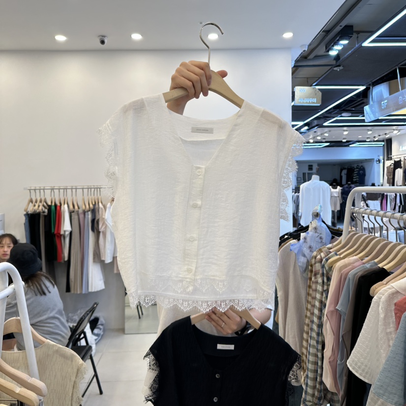 FUNNY POWDER韓國直郵㊣女裝新品25春夏人氣時尚熱賣吊帶背心THE FUNNY吊帶/背心