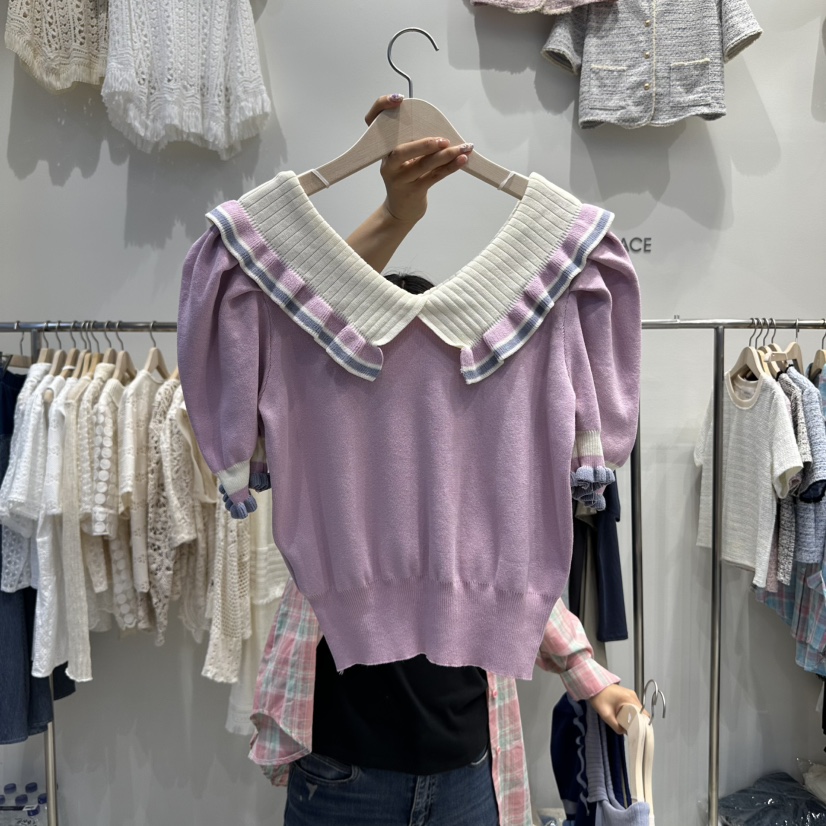 HOT PLACE韓國直郵㊣女裝新品人氣休閑25春夏推薦時尚針織衫HOT PLACE/DREAM GIRIS針織衫