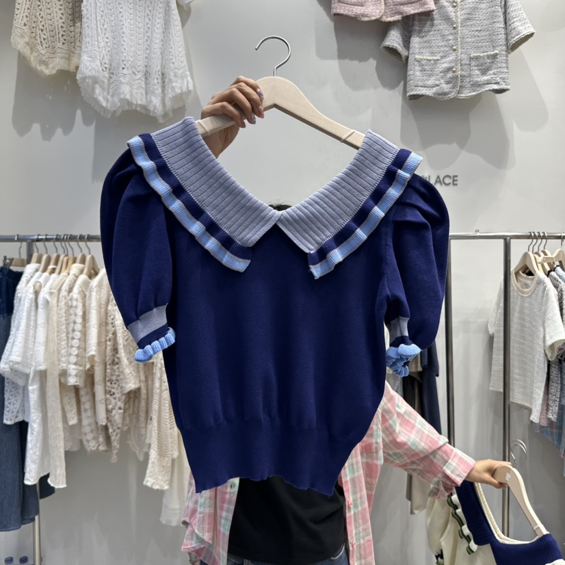 HOT PLACE韓國直郵㊣女裝新品人氣休閑25春夏推薦時尚針織衫HOT PLACE/DREAM GIRIS針織衫圖色2