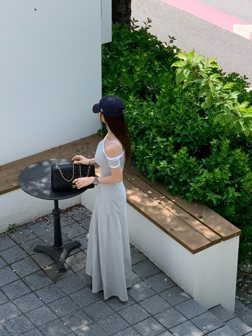 REVE CITE-L東大門直郵女裝新款25春夏真品休閑推薦連衣裙REVE CITE連衣裙