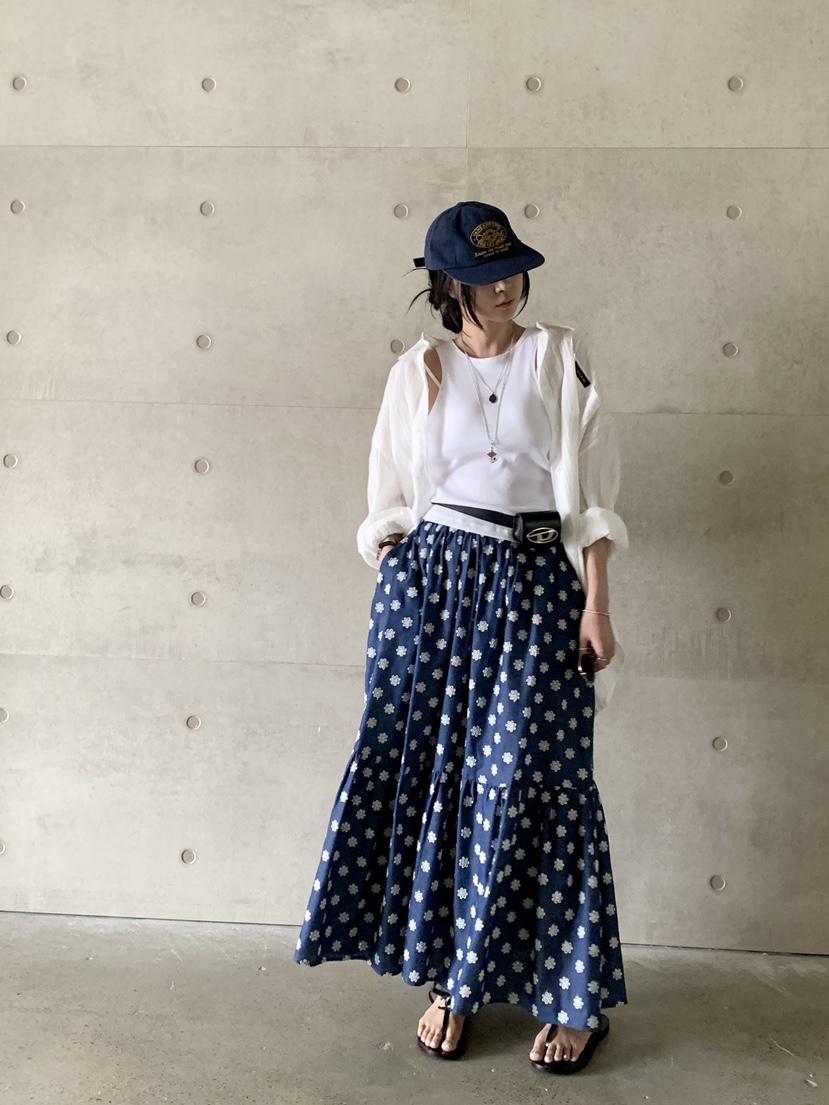 DAVICHI韓國代購女裝新品真品人氣職業25春夏推薦時尚休閑長裙DAVICHI長裙