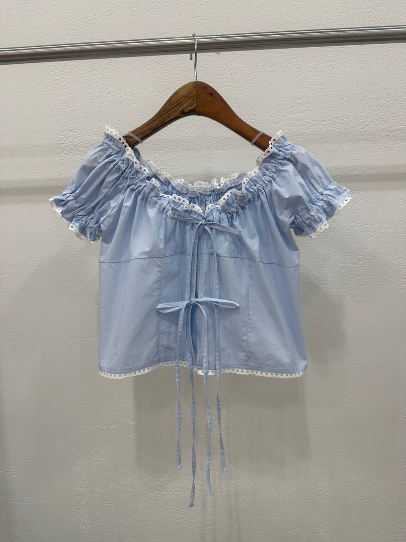 BANI BLUSH東大門直郵女士新款熱賣推薦職業25春夏襯衫蕾絲衫BANI BLUSH襯衫/蕾絲衫