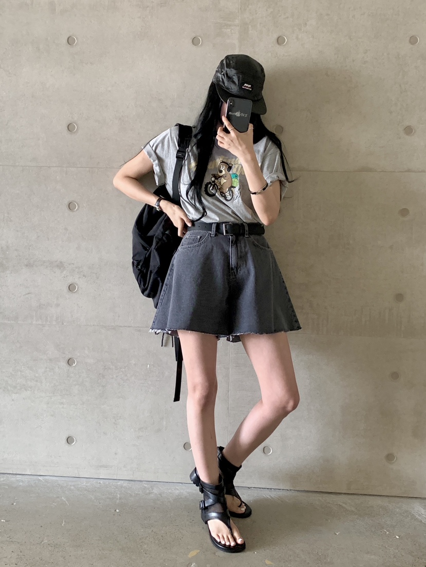 DAVICHI韓國直郵女裝新品25春夏推薦人氣休閑短褲含隨機腰帶DAVICHI短褲