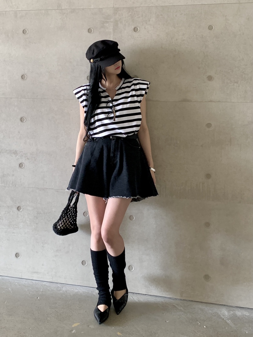 DAVICHI韓國直郵女裝新品25春夏推薦人氣休閑短褲含隨機腰帶DAVICHI短褲