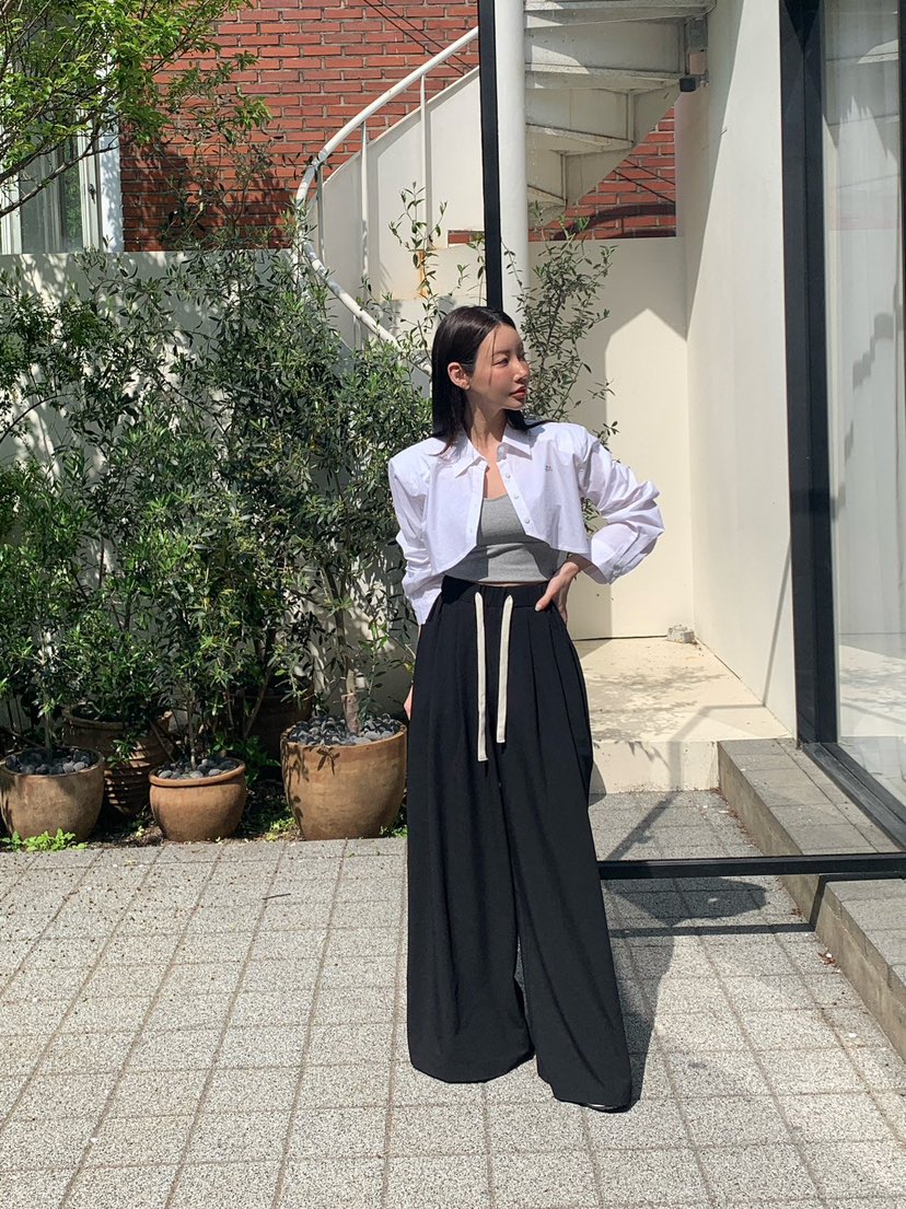 REVE CITE-L東大門直郵女裝新品職業熱賣真品25春夏休閑褲REVE CITE休閑褲