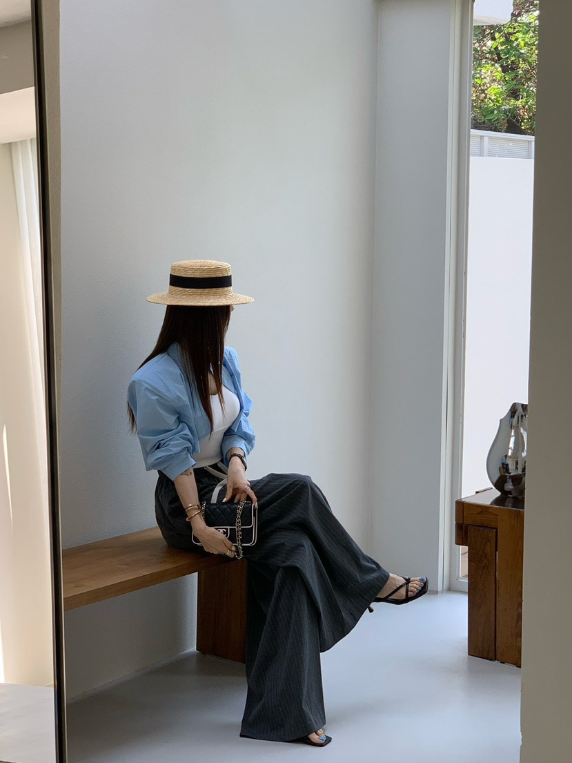 REVE CITE-L東大門直郵女裝新品職業熱賣真品25春夏休閑褲REVE CITE休閑褲