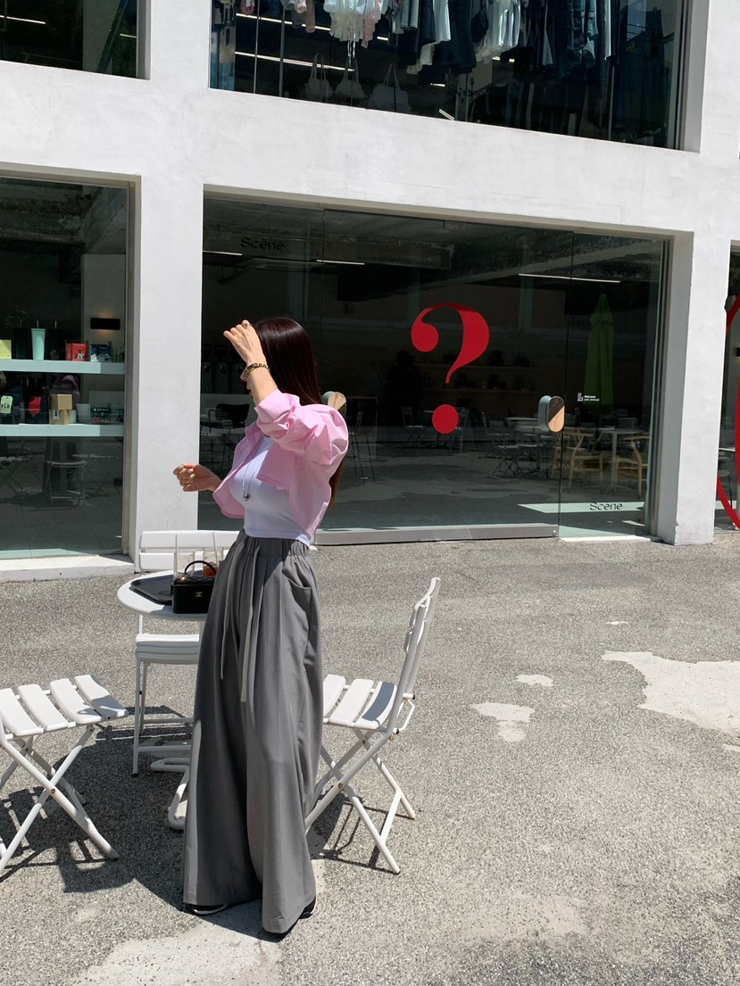 REVE CITE-L東大門直郵女裝新品職業熱賣真品25春夏休閑褲REVE CITE休閑褲