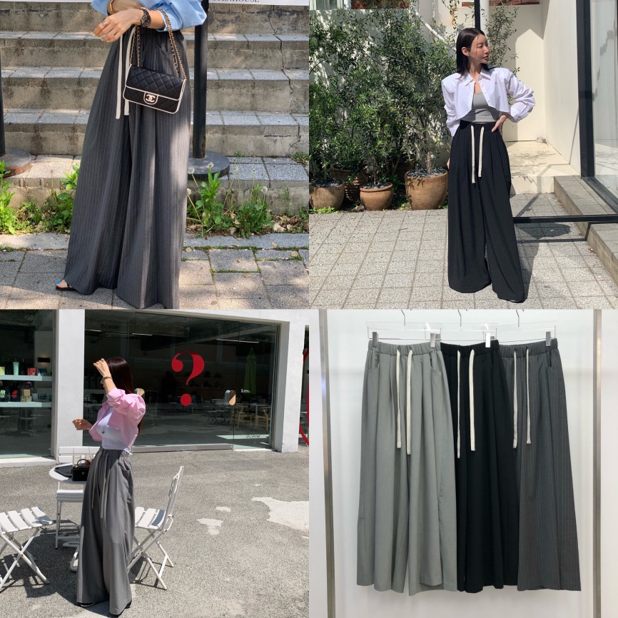 REVE CITE-L東大門直郵女裝新品職業熱賣真品25春夏休閑褲REVE CITE休閑褲
