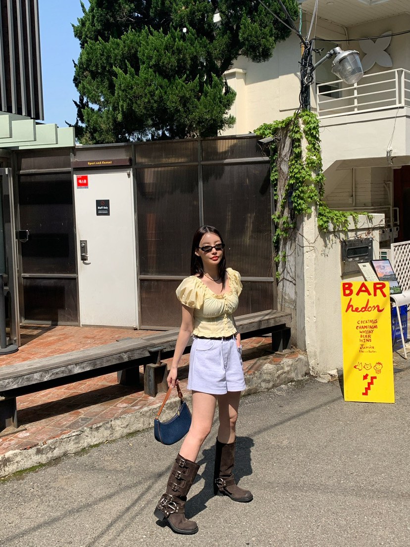 REVE CITE-L東大門代購女士新款休閑推薦熱賣人氣25春夏短褲REVE CITE短褲